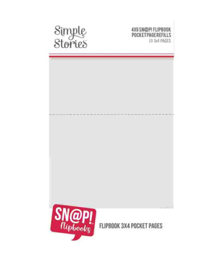 SIMPLE STORIES - SN@P! Flipbook Page Refills 3x4 Inch