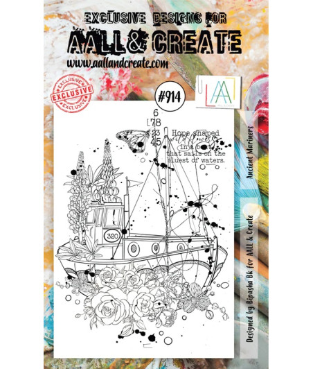 AALL & CREATE - Stamp Set A6 914 - Globetrotting