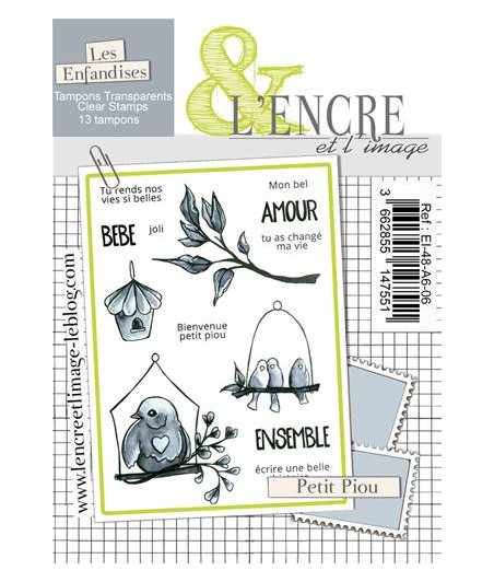 L' ENCRE ET L' IMAGE - Tampon clear - Petit Piou