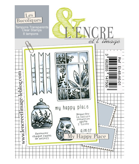 L' ENCRE ET L' IMAGE - Tampon clear - My Happy Place