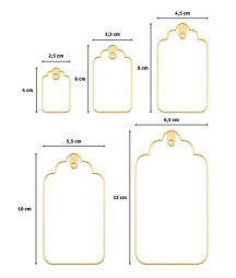 VAESSEN CREATIVE - Matrices de Découpe et de Gaufrage Étiquettes
