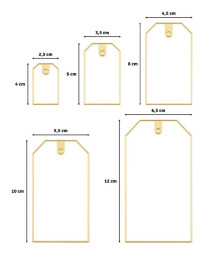 VAESSEN CREATIVE - Matrices de Découpe et de Gaufrage Étiquettes