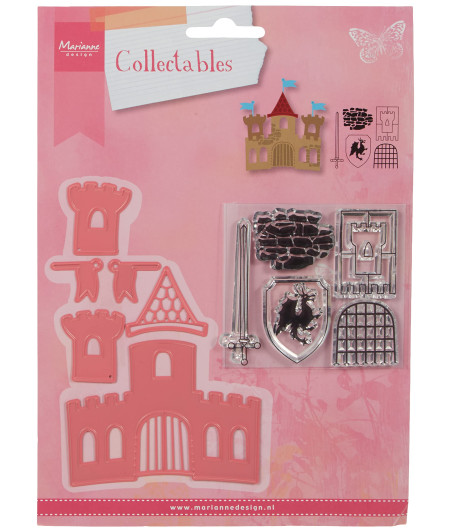 MARIANNE DESIGN - Collectables cut- embosstencil Castle