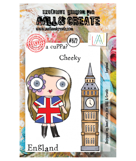 AALL & CREATE - 872 Stamp A7 England