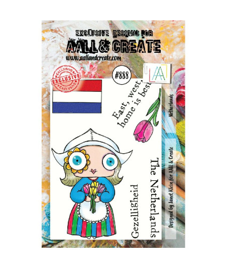 AALL & CREATE - 888 Stamp A7 Netherlands