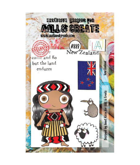 AALL & CREATE - 889 Stamp A7 New Zealand