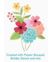 MY FAVORITE THINGS - Stencil per costruire bouquet di fiori