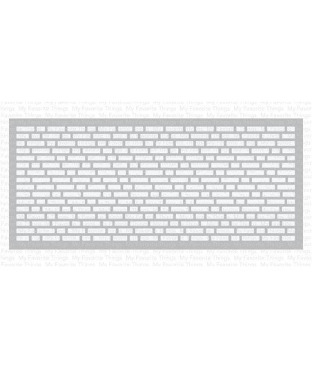 MY FAVORITE THINGS - Stencil per muro di mattoni inglese Slimline