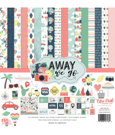 ECHO PARK - Away We Go 12x12 Inch Collection Kit
