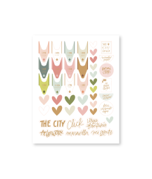 LORA BAILORA -  Die cuts vellum con foil LALA LAND