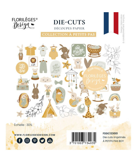 FLORILEGES - Die cuts À PETITS PAS BOY