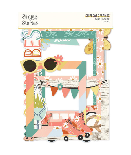 SIMPLE STORIES - Boho Sunshine Chipboard Frames