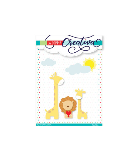 COPPIA CREATIVA - Giraffa e leone