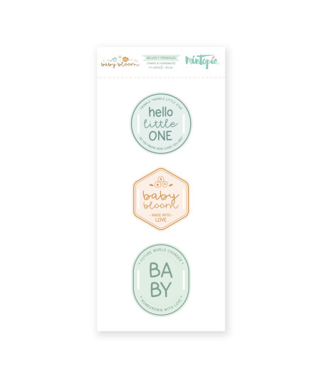 MINTOPIA - Sello y troquel Labels Baby Bloom