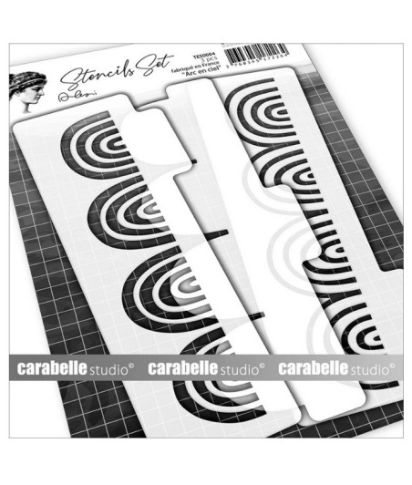 CARABELLE - Stencils Set Arc En Ciel