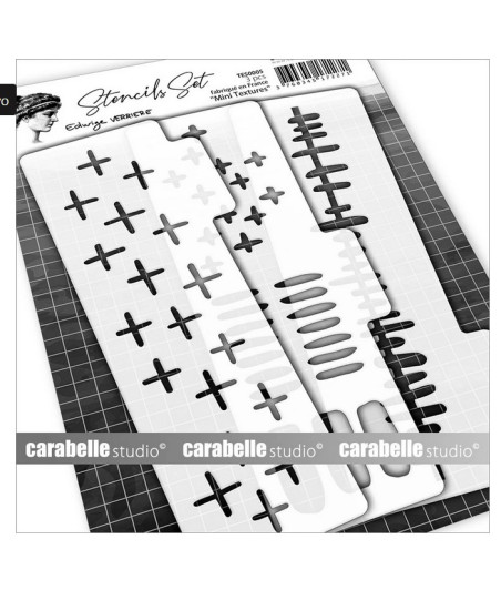 CARABELLE - Stencils Set Mini Textures