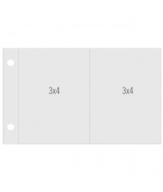 SIMPLE STORIES - Pocket Pages - Snap! - Horizontal 3x4/3x4 Pocket Pages