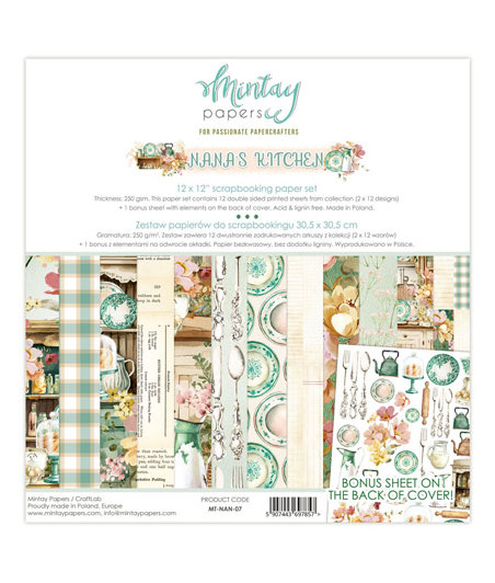 MINTAY BY KAROLA - Nana's Kitchen - 12x12  Pad Collection Kit