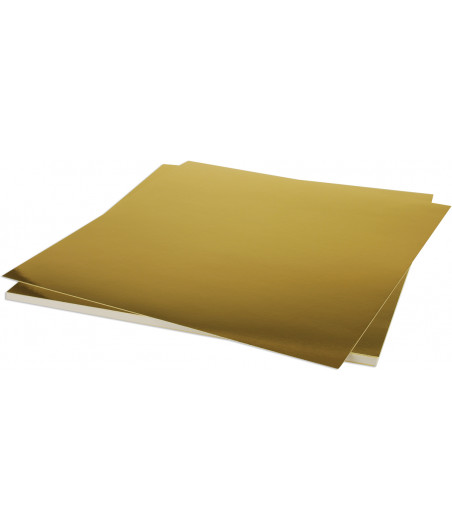 BAZZILL - Gold Matte - Oro Opaco 12x12" - Confezione 1 foglio