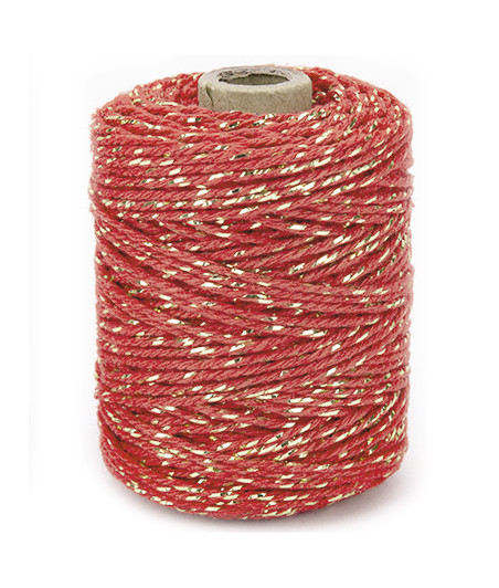 VIVANT - Twine 2 mm x 50 m - gold / brique