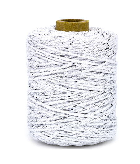 VIVANT - Twine 2 mm x 50 m  - white / silver