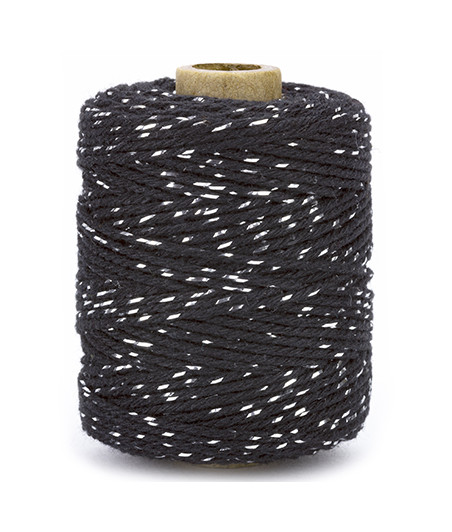 VIVANT - Twine 2 mm x 50 m  - Black / Silver