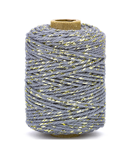 VIVANT - Twine 2 mm x 50 m  - Grey / gold