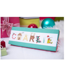 SIZZIX - Thinlits Die Set Christmas Alphabet