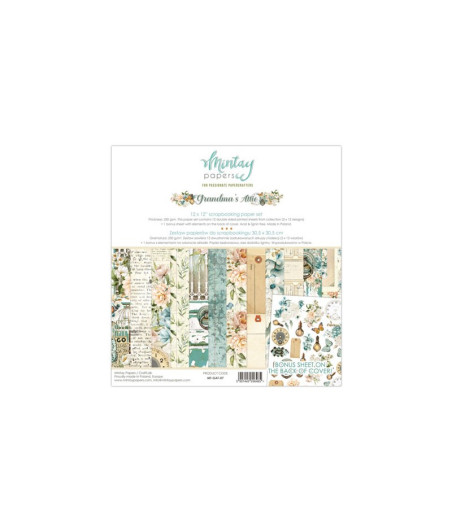 MINTAY BY KAROLA - Grandma's Attic - 12x12  Pad Collection Kit