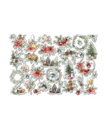 TOMMY - Rustic Christmas - die cuts - composition