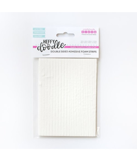 HEFFY DOODLE - Double Sided Adhesive Foam Strips 3 mm