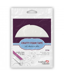 SCRAPBOOK ADHESIVE - Crafty Foam Tape White