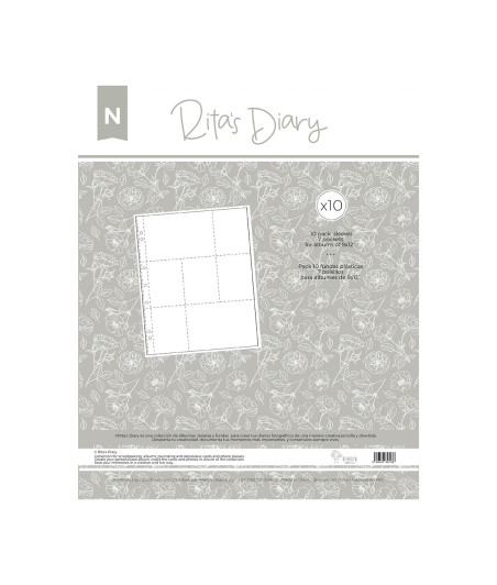 RITA RITA - Page protector - Buste trasparenti N per album 9×12”