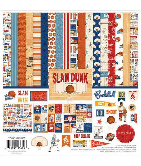 CARTA BELLA - Slam Dunk 12x12 Inch Collection Kit