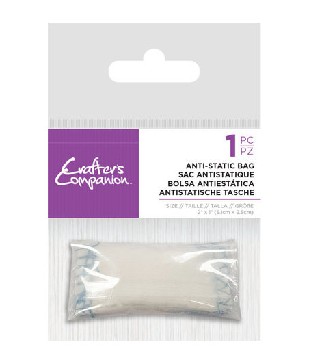CRAFTER'S COMPANION - Antistatico - Show all NEW Anti-Static Bag. 2x1 inch / 5.1x2.5 cm