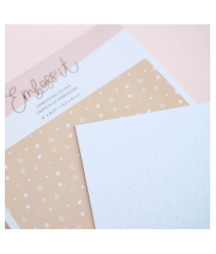 LORA BAILORA - Embossing Folder 6 "x 8.25" STARS