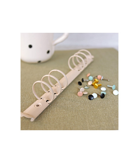 RITA RITA - Mechanism 6 rings for A5 Beige
