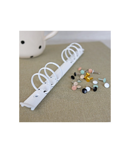 RITA RITA - Mechanism 6 rings for A5 Bianco