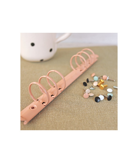 RITA RITA - Mechanism 6 rings for A5  Pink