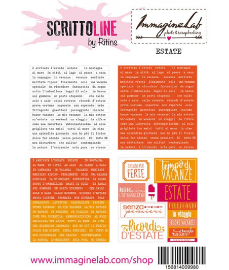 SCRITTOLINE by Ritins - Estate