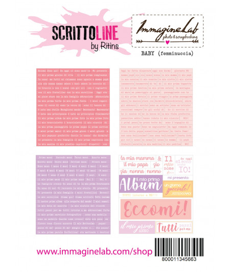 SCRITTOLINE by Ritins - BABY (femminuccia)