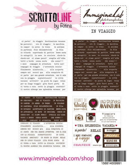 SCRITTOLINE by Ritins - In Viaggio