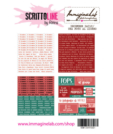 SCRITTOLINE by Ritins - December Daily / Una foto al giorno
