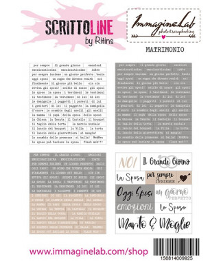 SCRITTOLINE by Ritins - Matrimonio