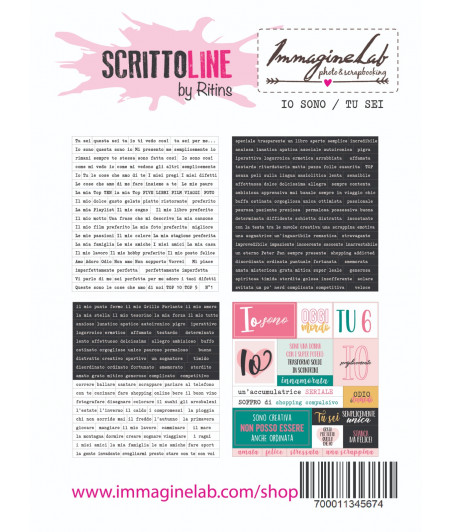 SCRITTOLINE by Ritins - IO SONO/ TU SEI