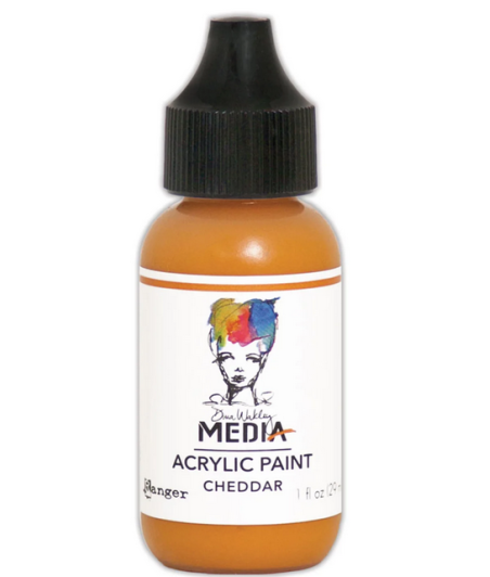 RANGER - Dina Wakley Media heavy body acrylic paint Cheddar
