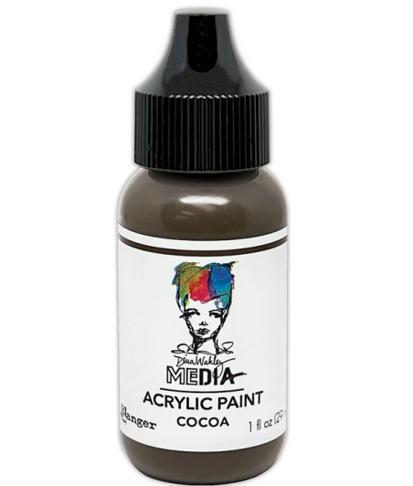 RANGER -  Dina Wakley Media heavy body acrylic paint Cocoa