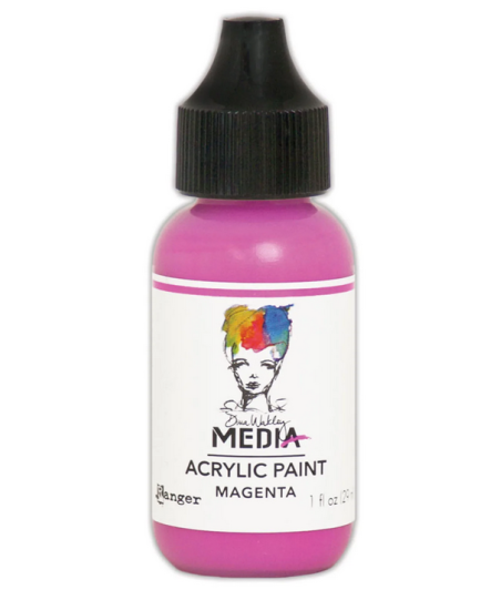 RANGER - Dina Wakley Media heavy body acrylic paint Magenta