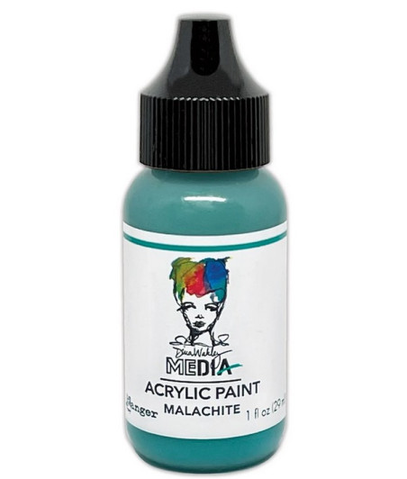 RANGER - Dina Wakley Media Heavy Body Acrylic Paints Bottled Paints Malachite