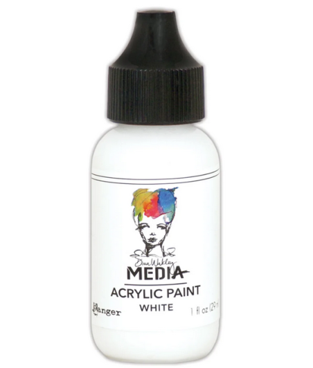 RANGER - Dina Wakley Media heavy body acrylic paint White